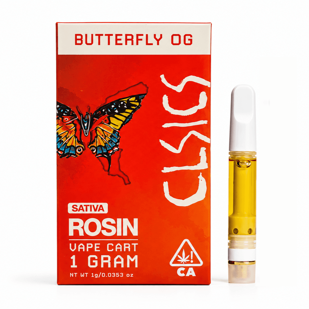 CLSICS Live Rosin Cartridge 1g Sativa Butterfly OG