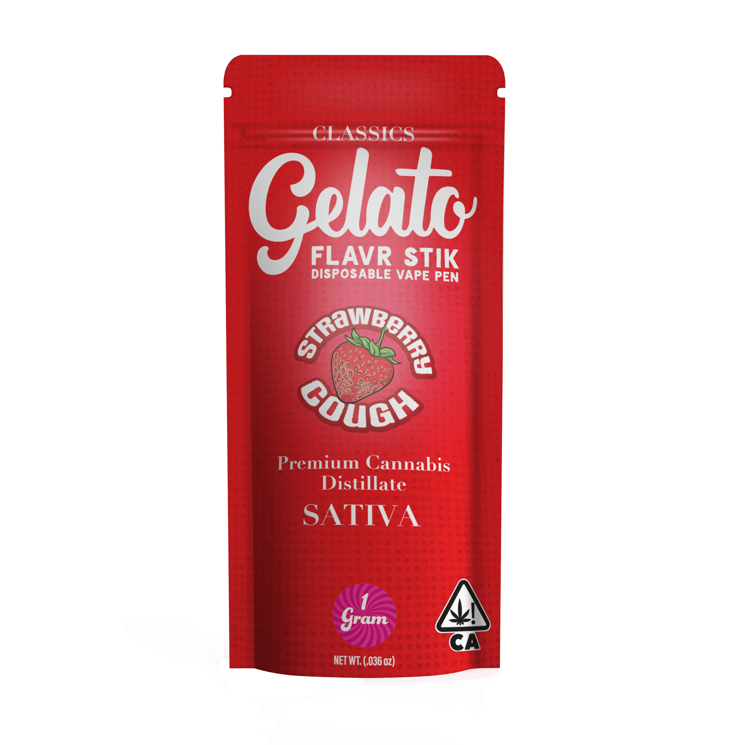 Gelato Classics All-In-One 1g Sativa Strawberry Cough 10pk