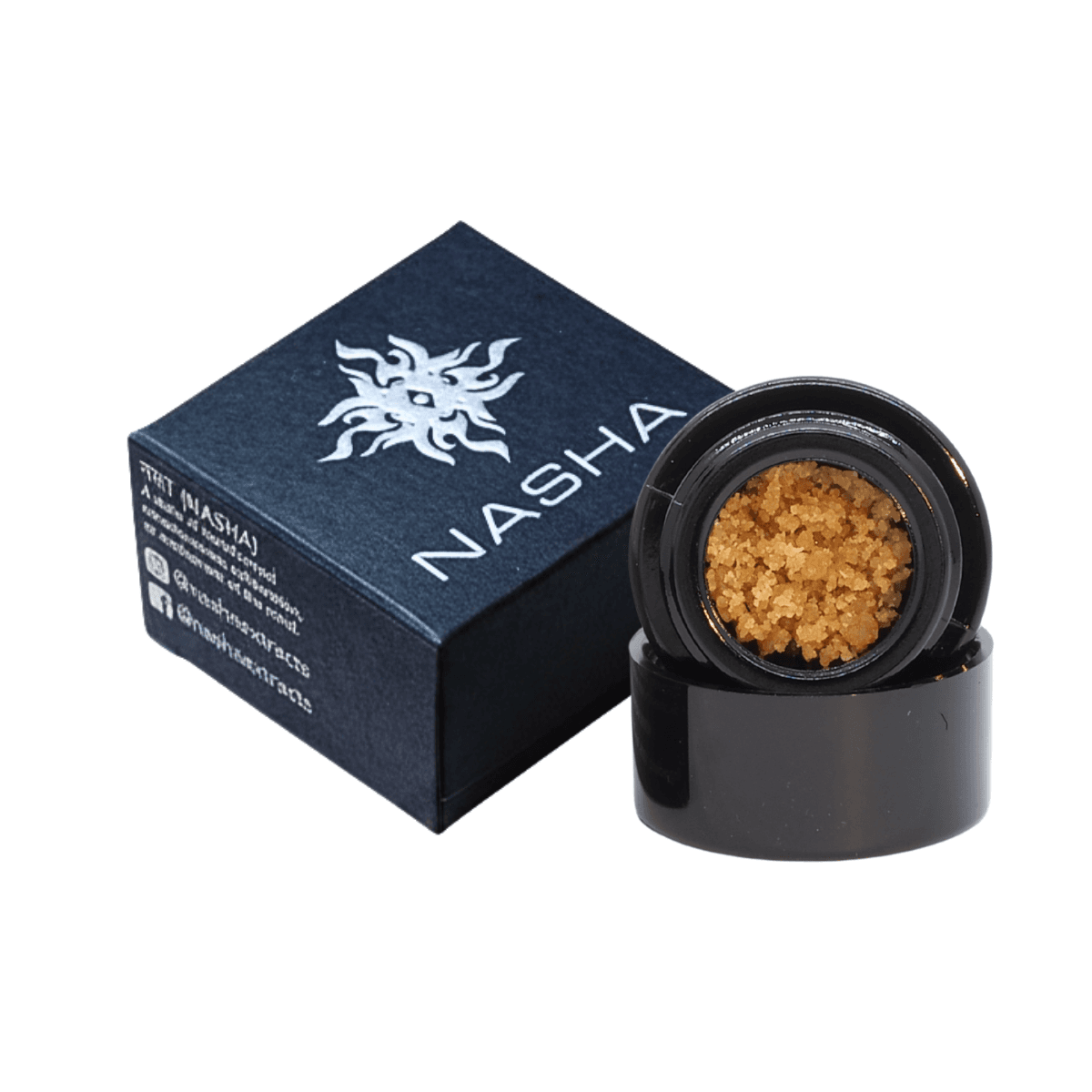 Nasha Onyx Cured Hash 1.2g Sativa Hybrid Super Buff Cherry