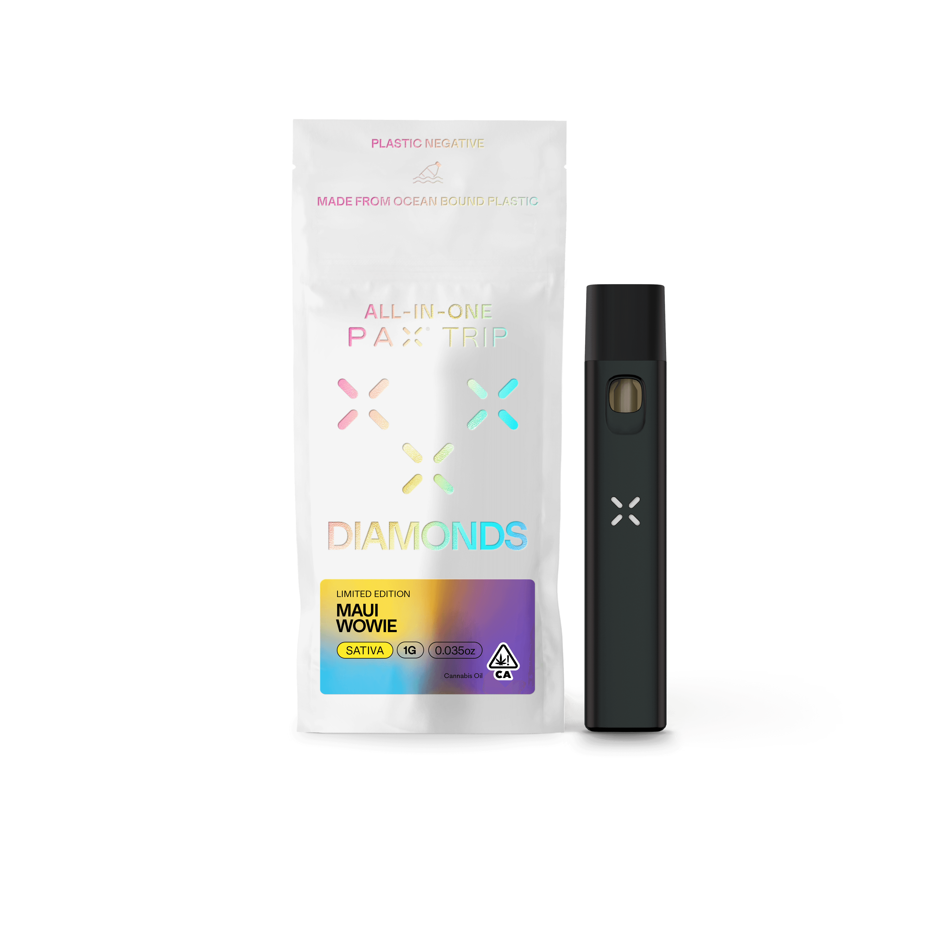 PAX Trip All-In-One Diamonds 1g Sativa Maui Wowie