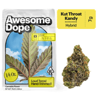 Awesome Dope Flower 7g Hybrid Kut Throat Kandy