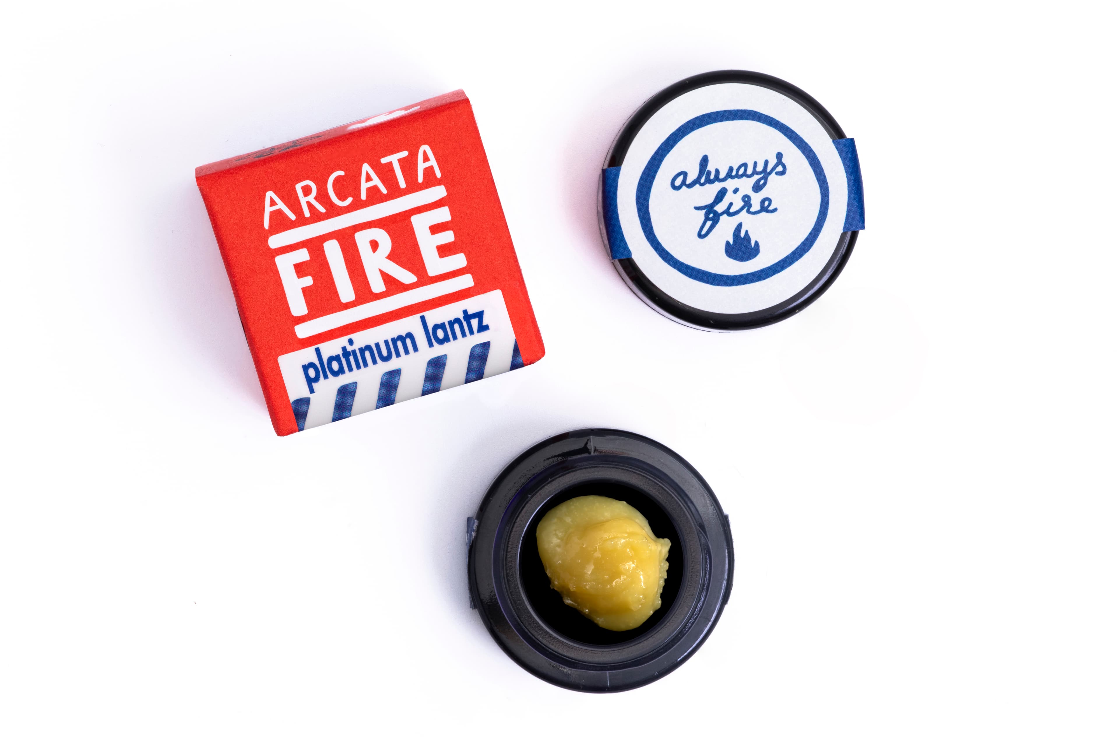Arcata Fire T1 100% Live Rosin Cold Cure Concentrate 1g Sativa Platinum Lantz