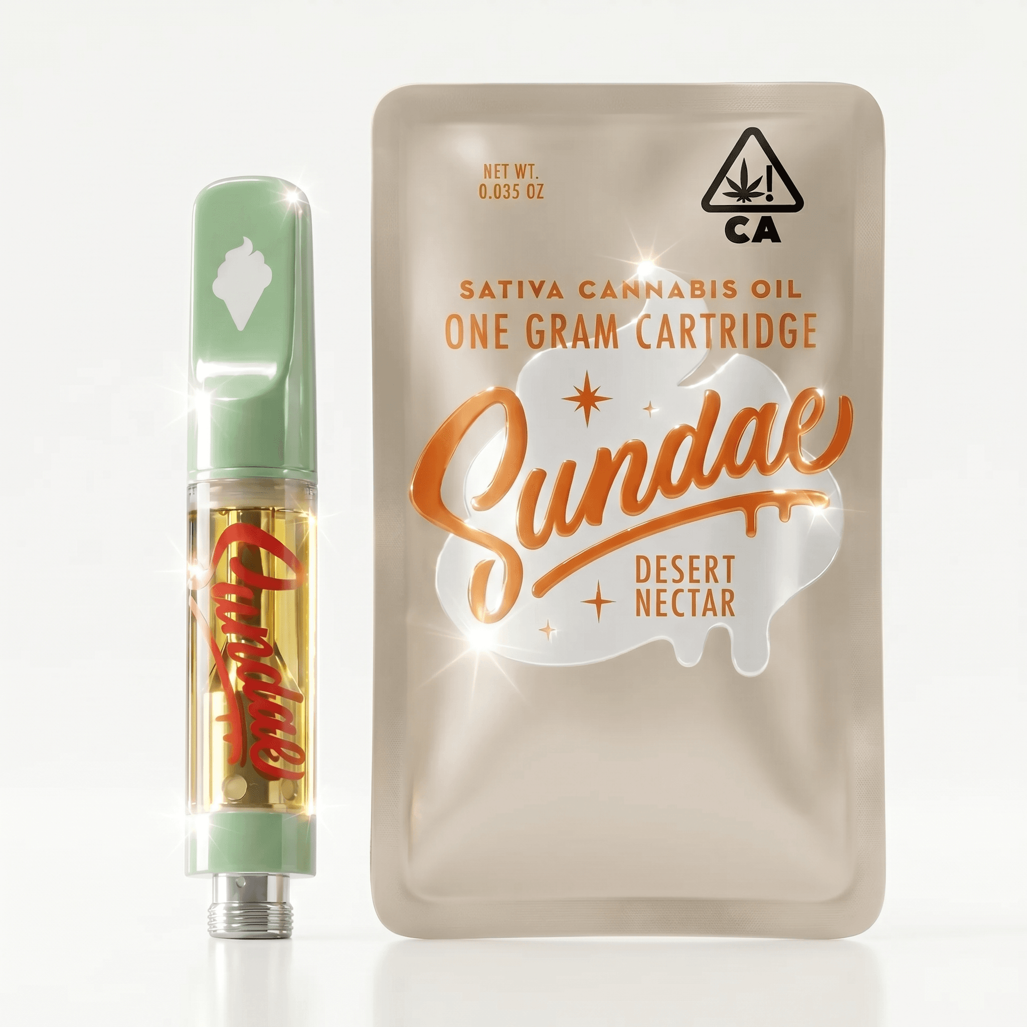 Sundae Vape Cartridge 1g Sativa Desert Nectar