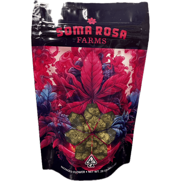 Soma Rosa Flower 28g Indica Donny Burger