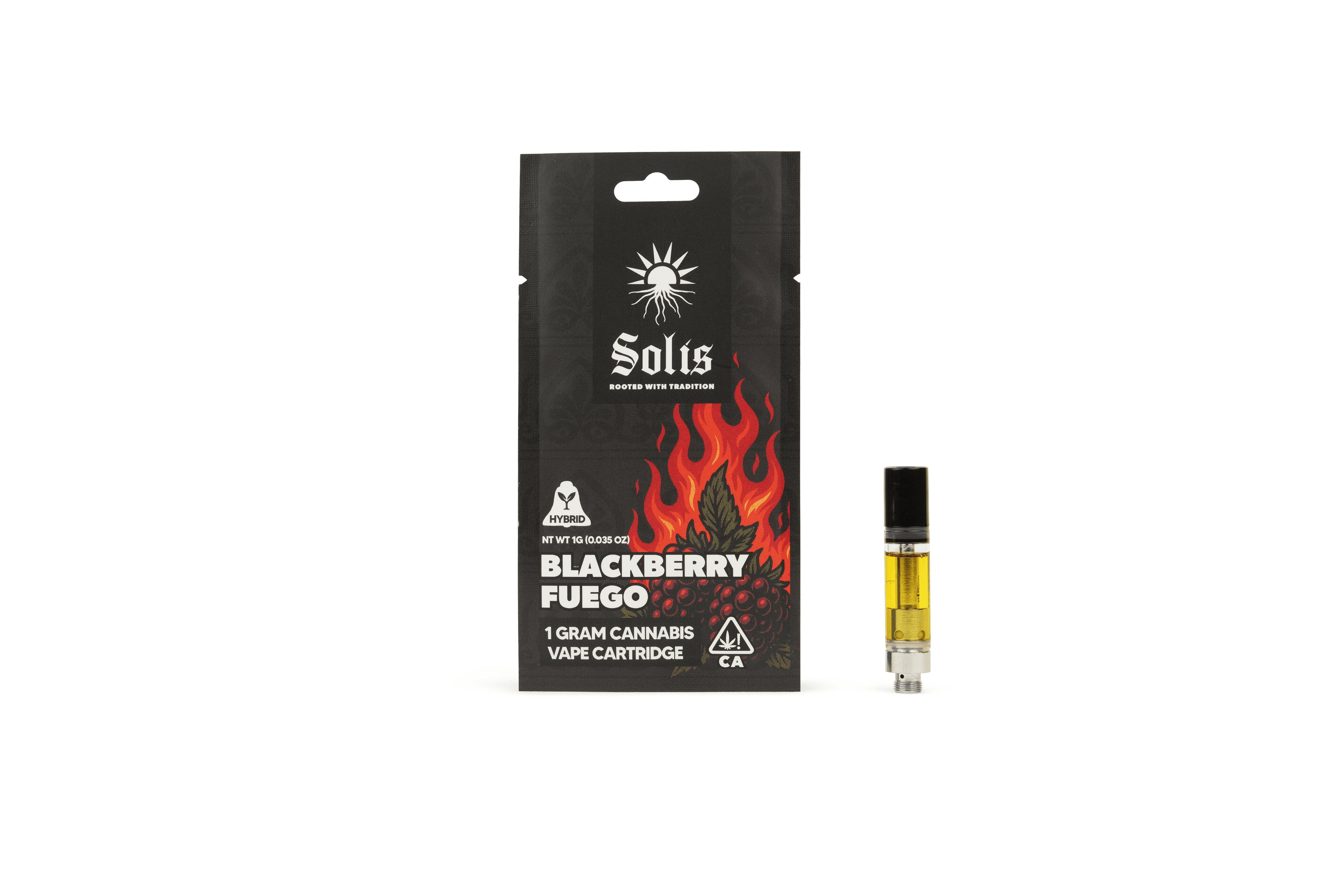 Solis Cartridge 1g Hybrid Blackberry Fuego