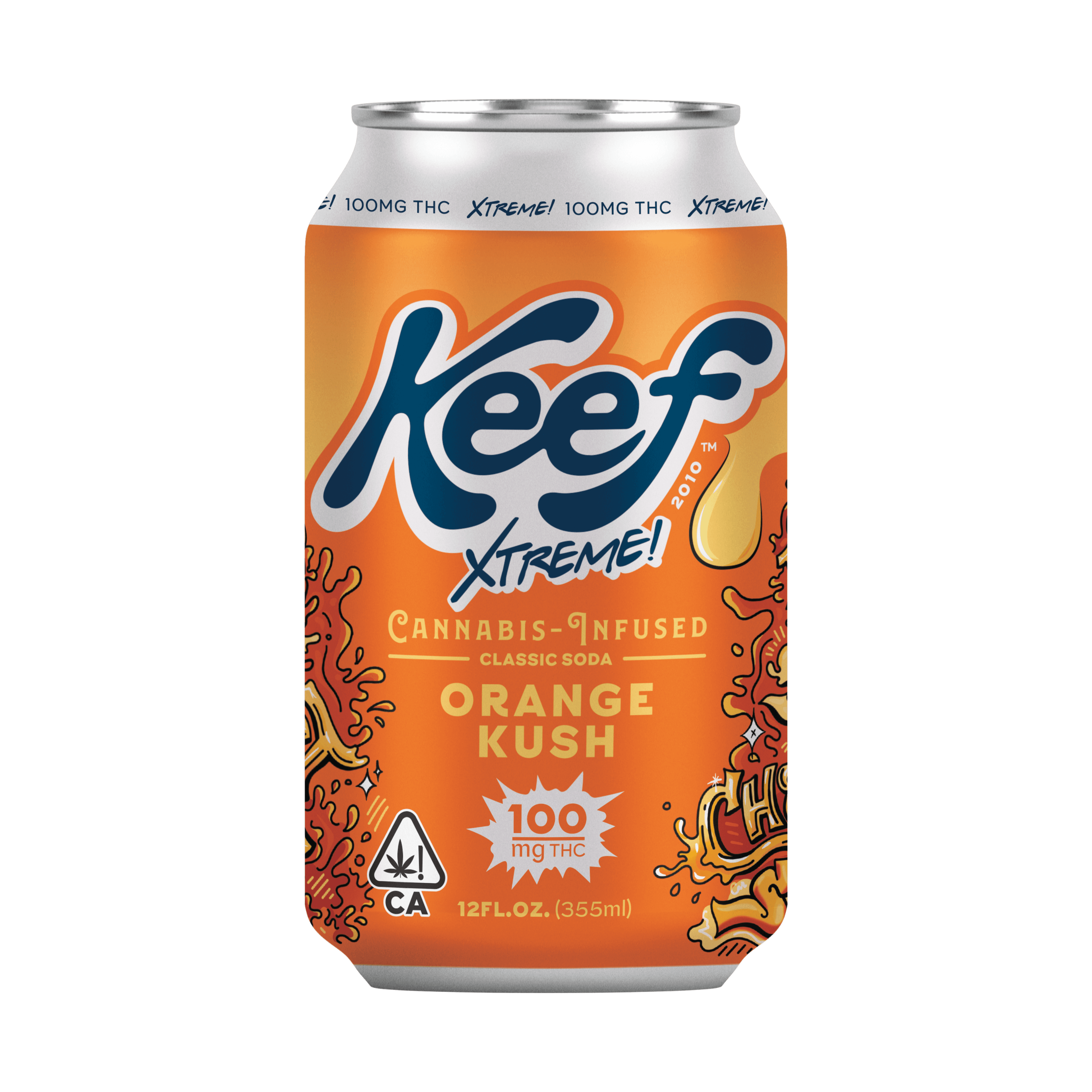 Keef 100mg Orange Kush Xtreme Classic Soda 12oz