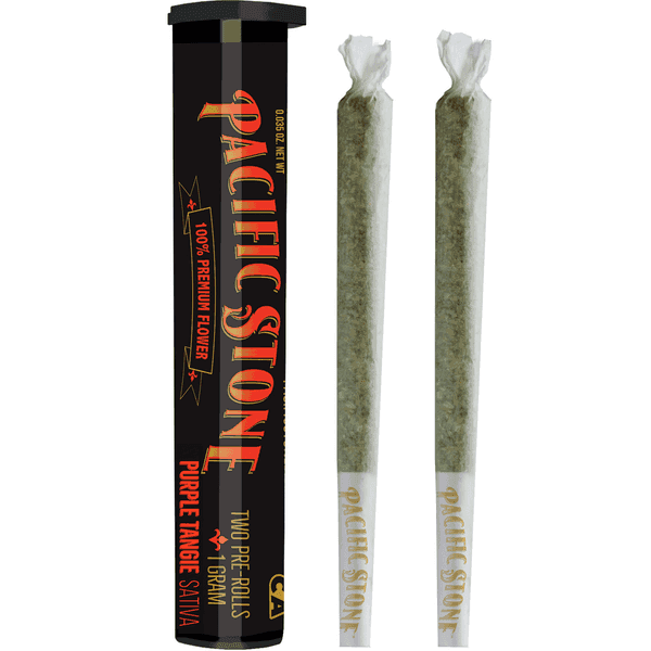 Pacific Stone Preroll 0.5g Sativa Purple Tangie 2-Pack 1.0g