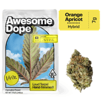 Awesome Dope Flower 7g Sativa Hybrid Orange Apricot