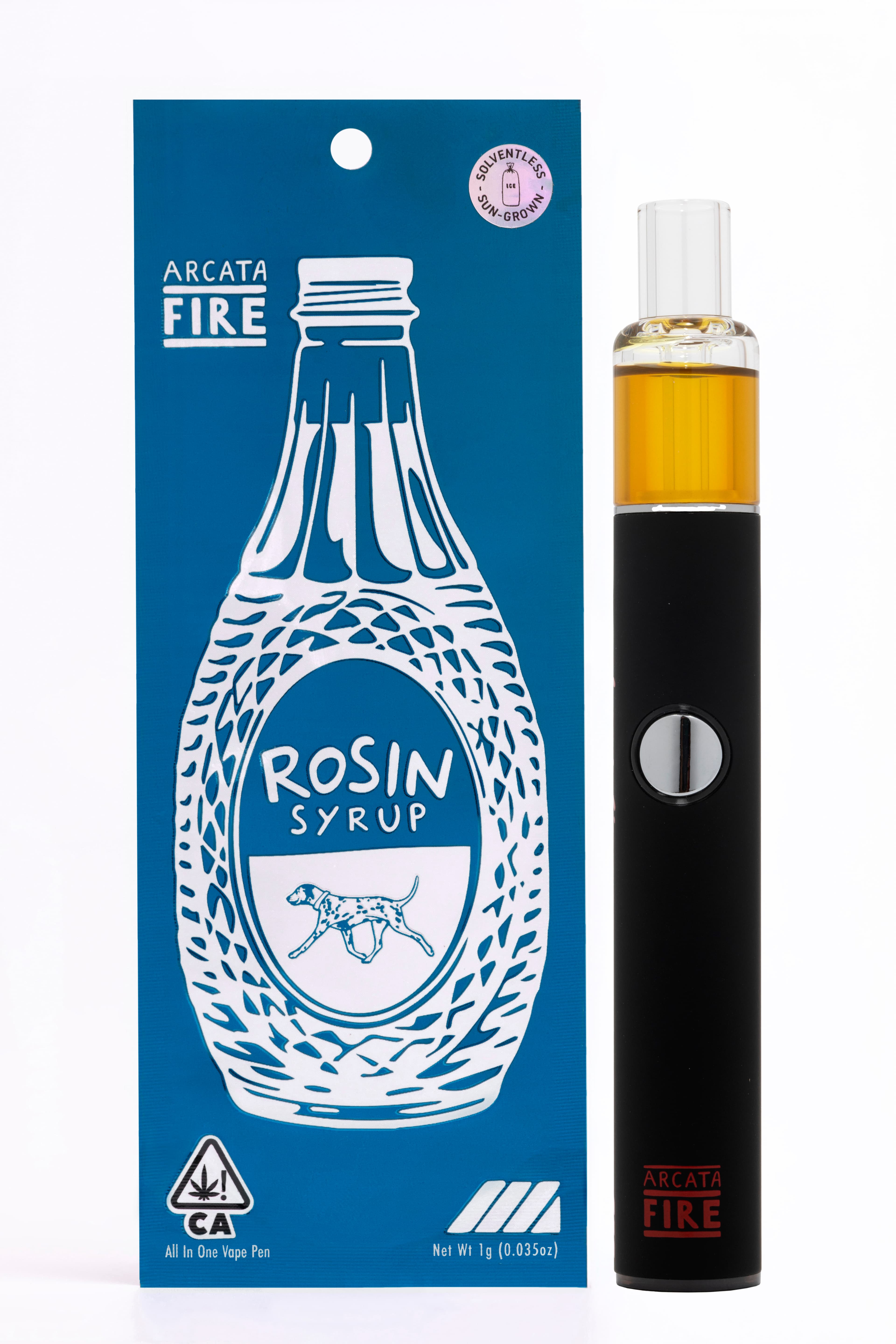 Arcata Fire T1 100% Live Rosin AIO 1g Sativa Super Boof