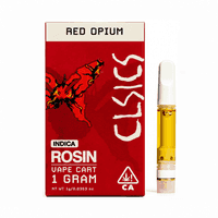 CLSICS Live Rosin Cartridge 1g Indica Red Opium