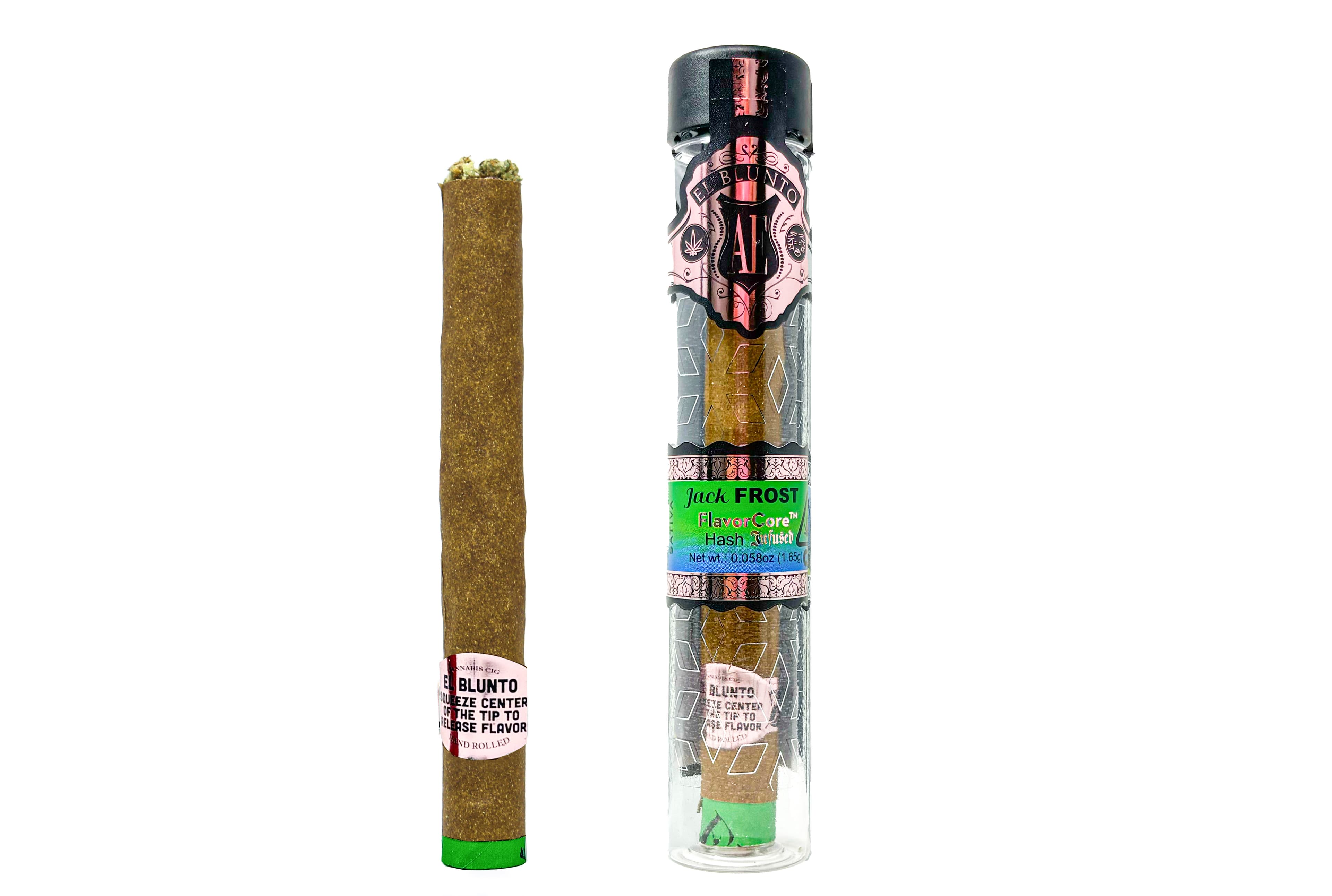 El Blunto FlavorCore Rose Gold Hash Blunt 1.65g Sativa Jack Frost 16ct