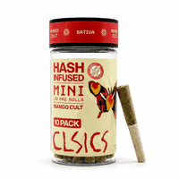 CLSICS Hash Preroll 10pk Sativa Mango Cult