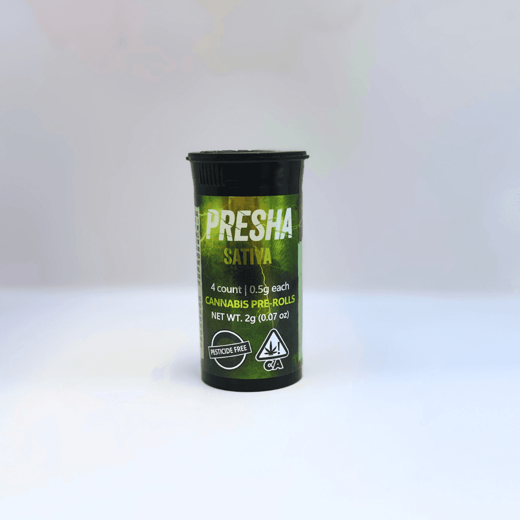 Presha Preroll 4pk Sativa Lemon Snow Berries