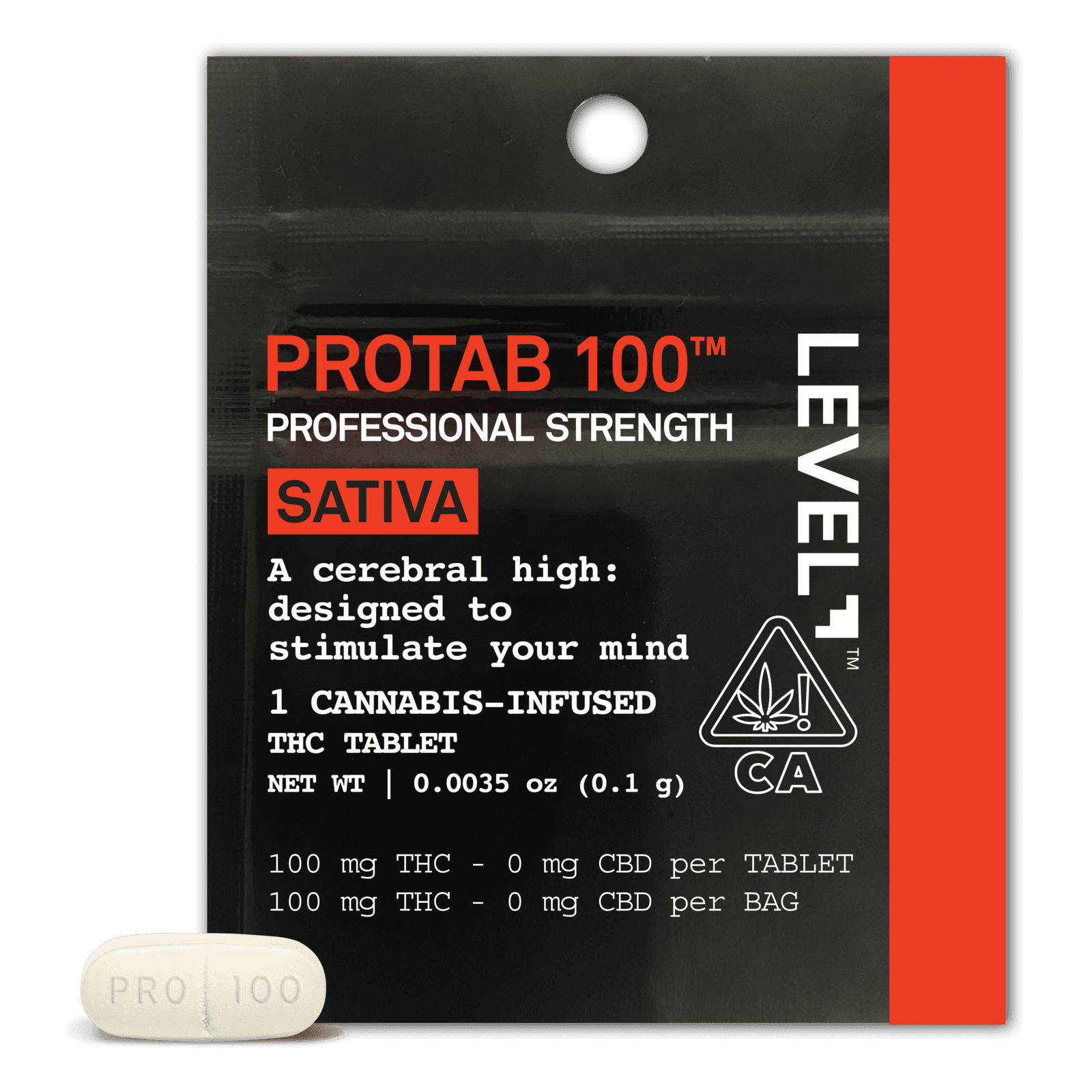 Level Protab 100 Sativa 1-Piece