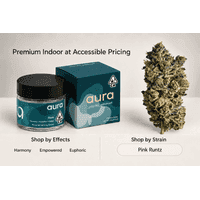 Aura SF Flower 3.5g Indica Pink Runtz Aura-Flare 8pk
