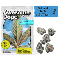 Awesome Dope Smalls Flower 14g Indica Hybrid Oakland Runtz