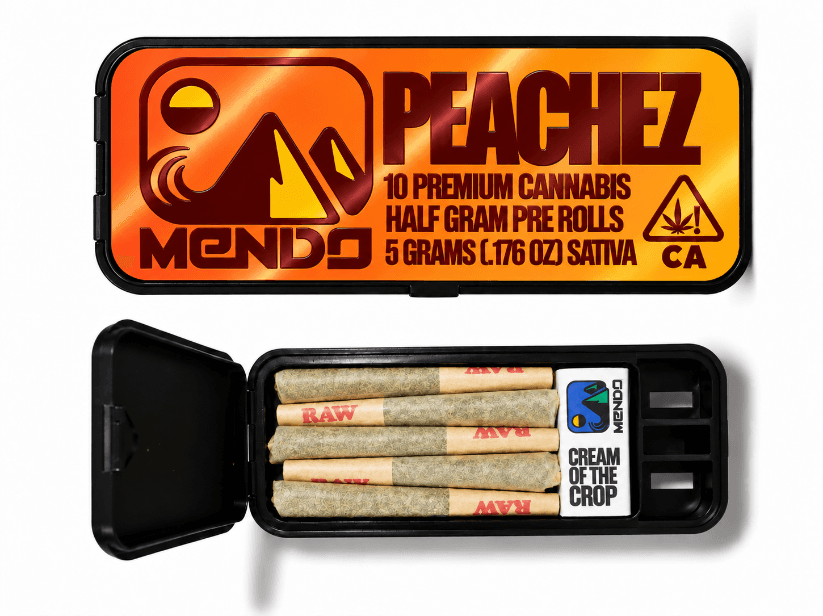 Mendo Preroll 0.5g Sativa Peachez 10pk 5.0g
