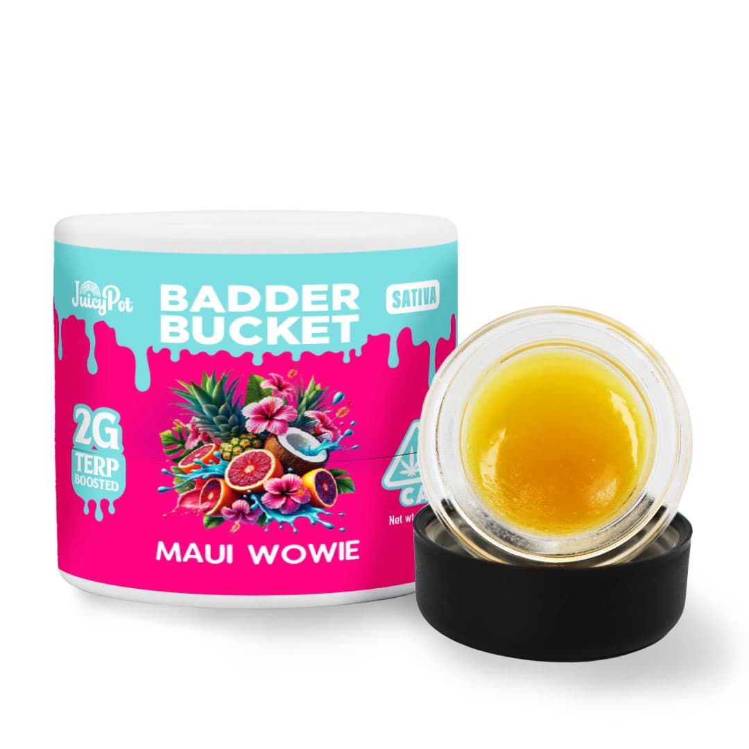 JuicyPot Badder Bucket 2g Sativa Maui Wowie