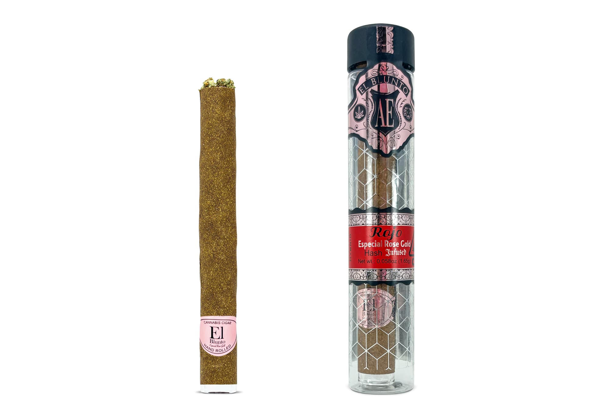 El Blunto Especial Rose Gold Hash 1.65g Hybrid Rojo 16ct