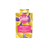 Gelato Live Resin Cartridge 1g Sativa Banana Rntz 10pk