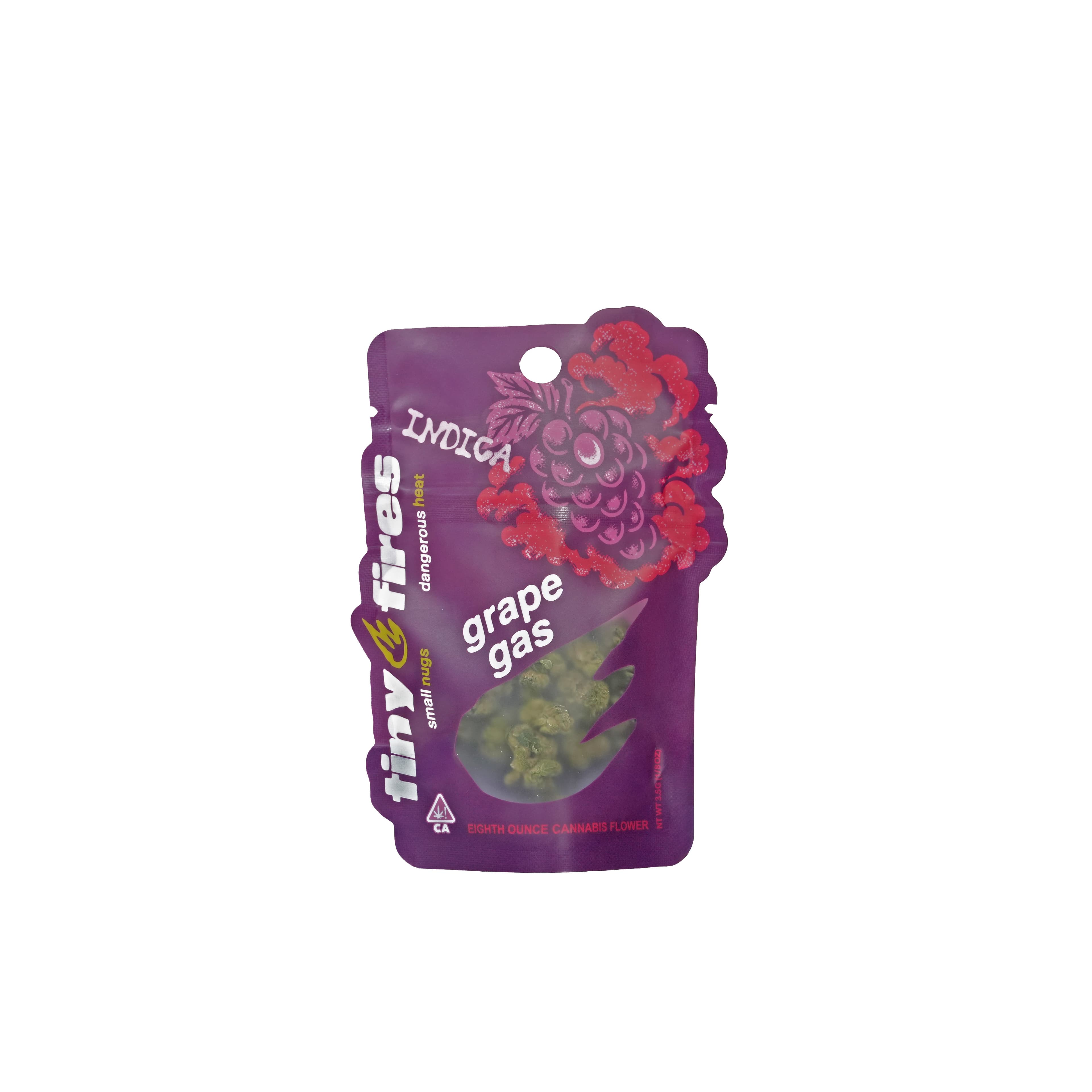 Tiny Fires Flower 3.5g Indica Grape Gas