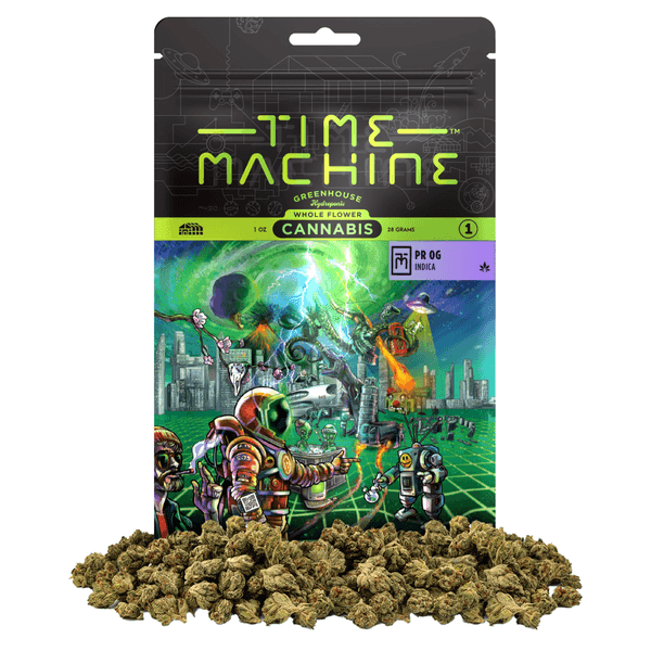 Time Machine Flower 28g Indica PR OG 4ct