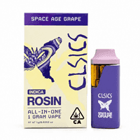 CLSICS Live Rosin All-In-One Cartridge 1g Indica Space Age Grape