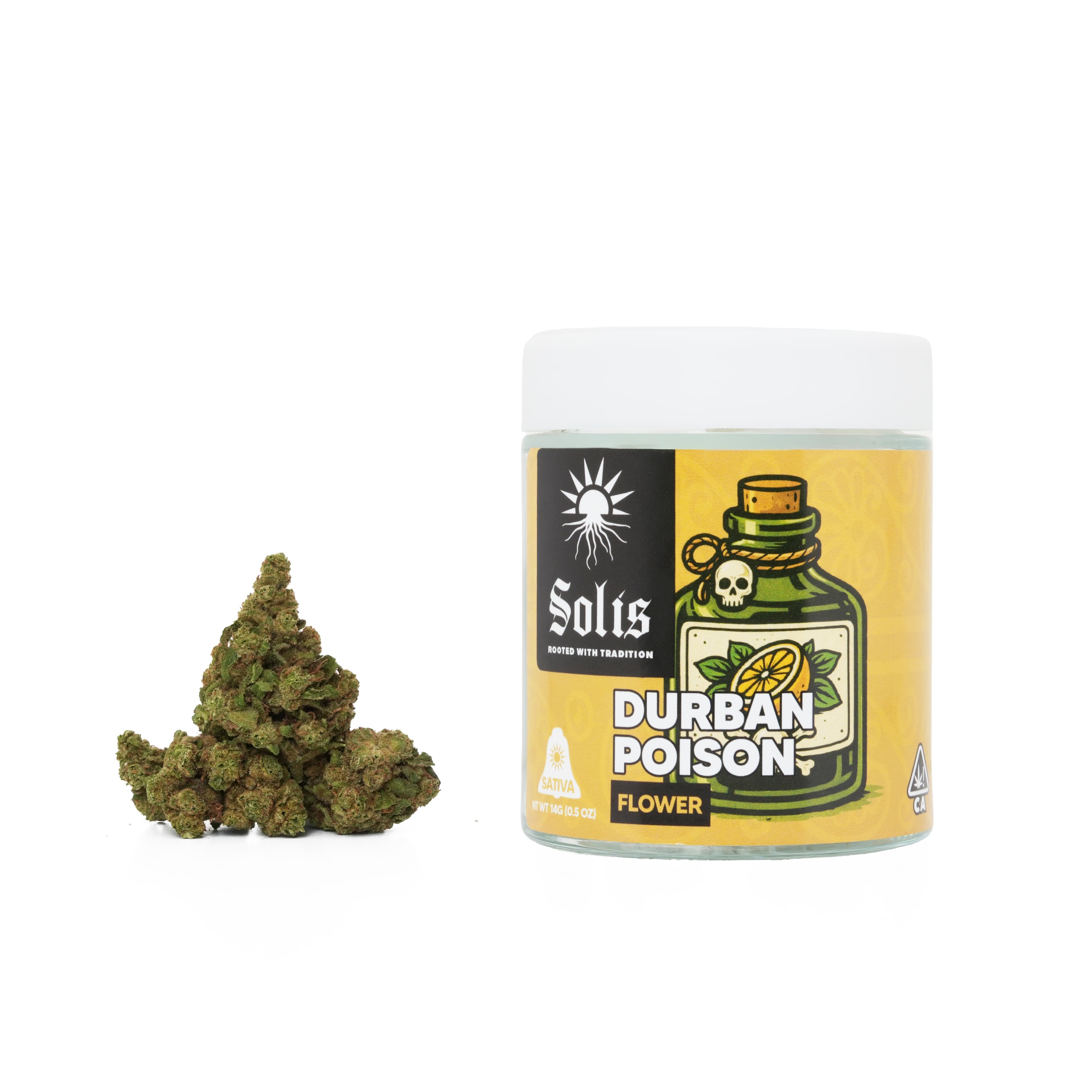 Solis Flower 14g Sativa Durban Poison