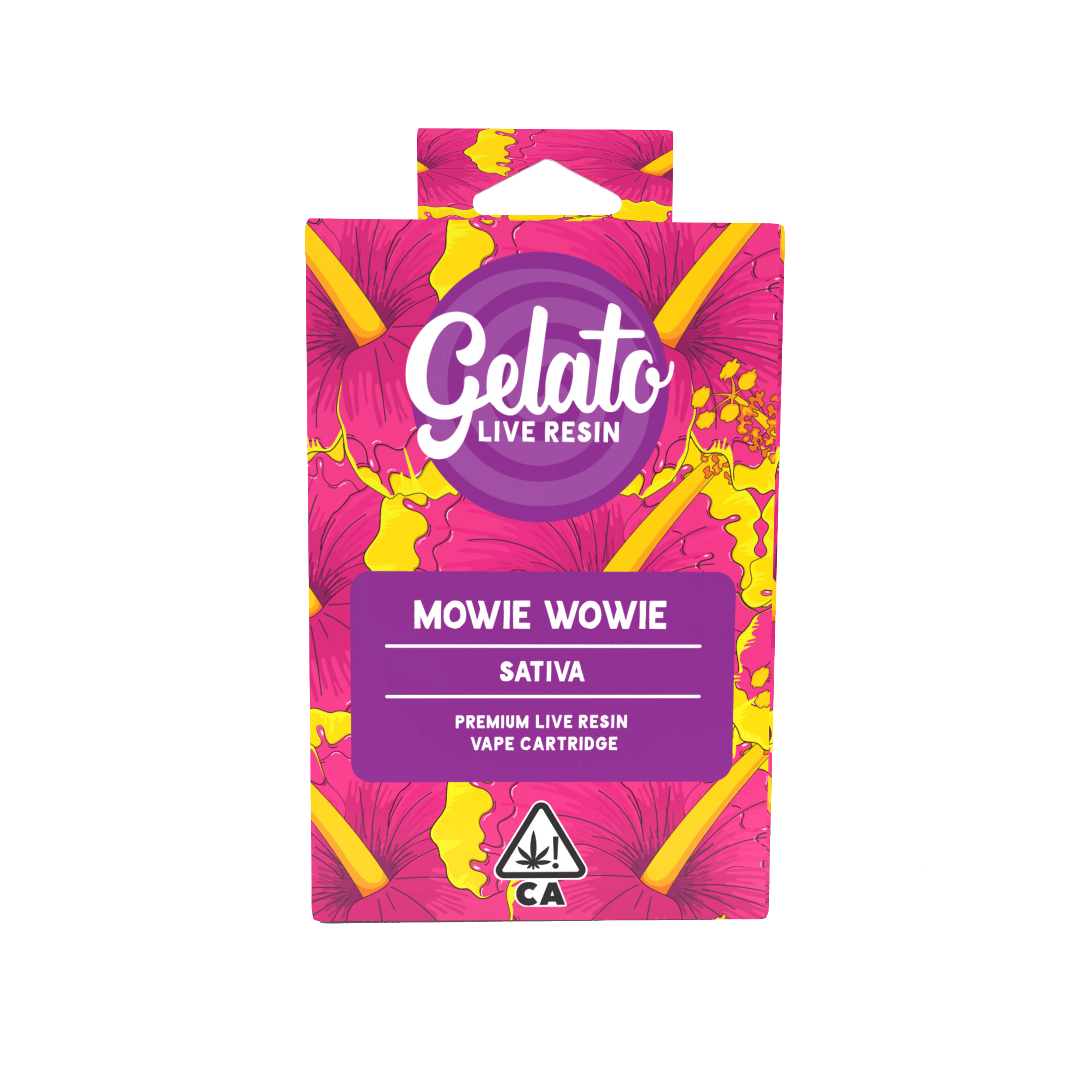 Gelato Live Resin Cartridge 1g Sativa Mowie Wowie 10pk