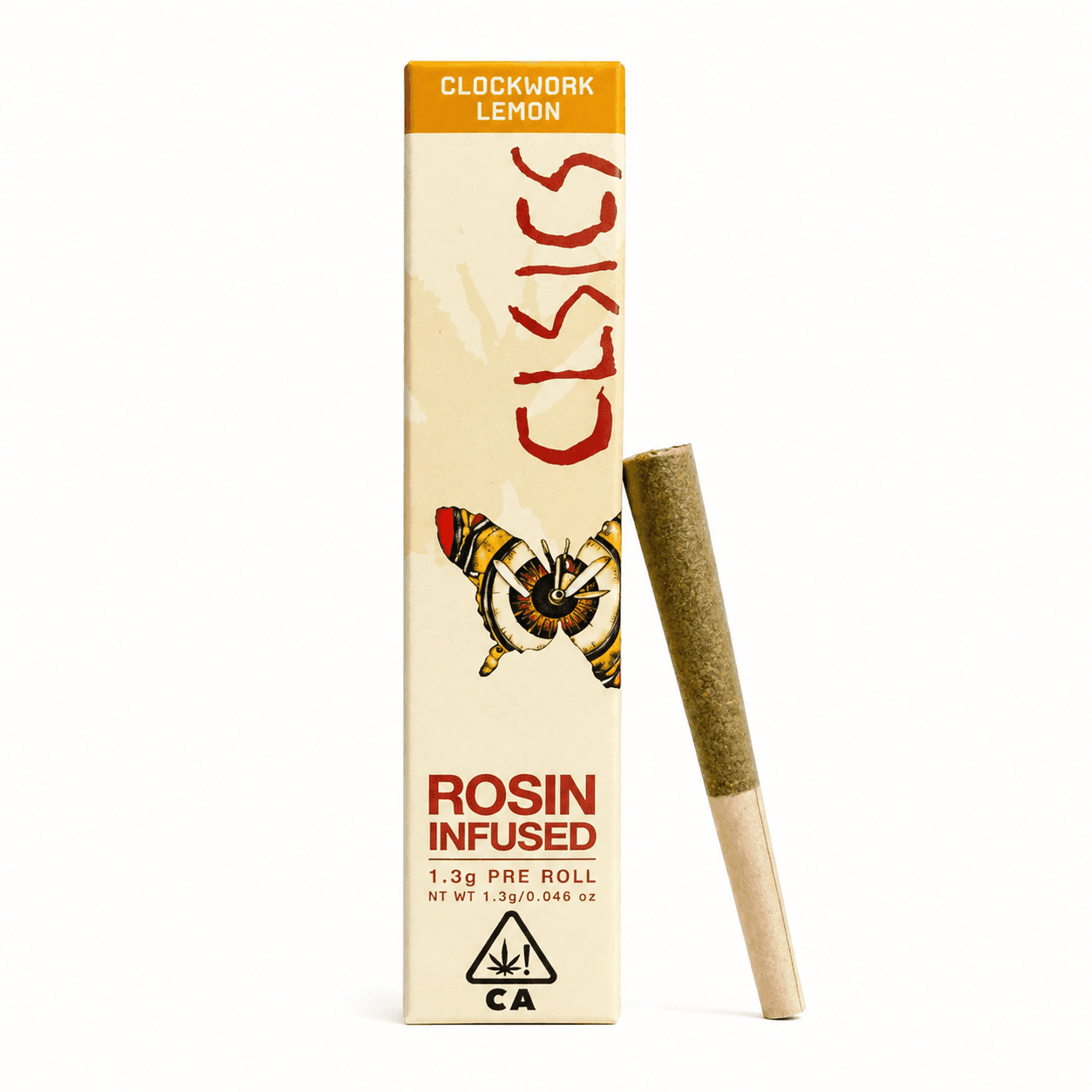 CLSICS Rosin Preroll 1.3g Sativa Clockwork Lemon