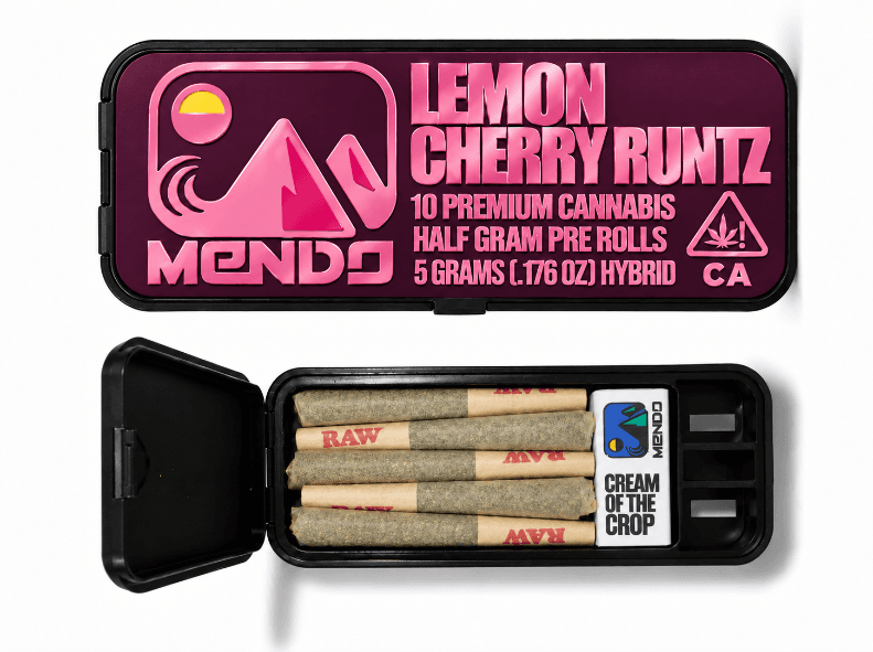 Mendo Preroll 0.5g Hybrid Lemon Cherry Runtz 10pk 5.0g
