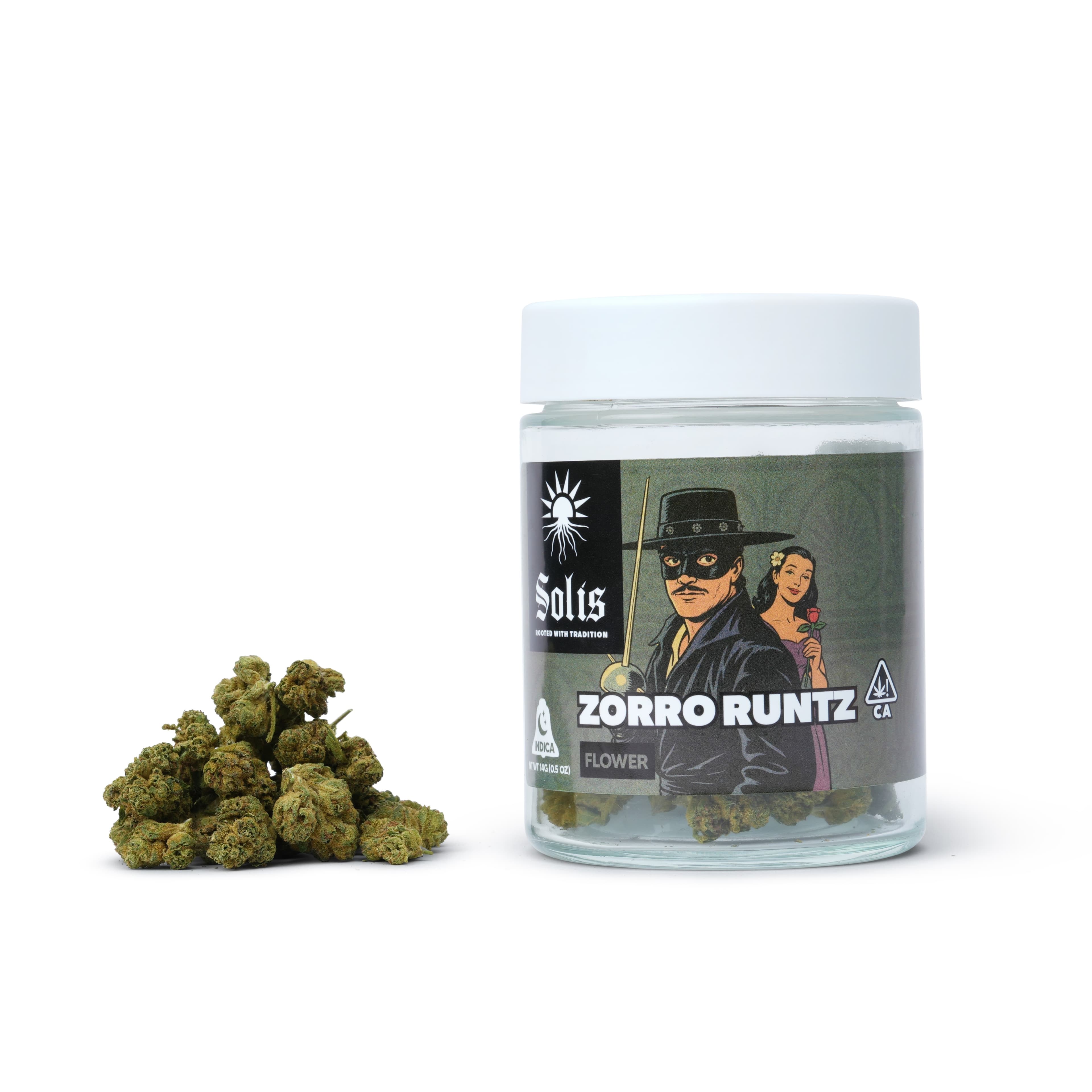 Solis Flower 28g Indica Zorro Runtz