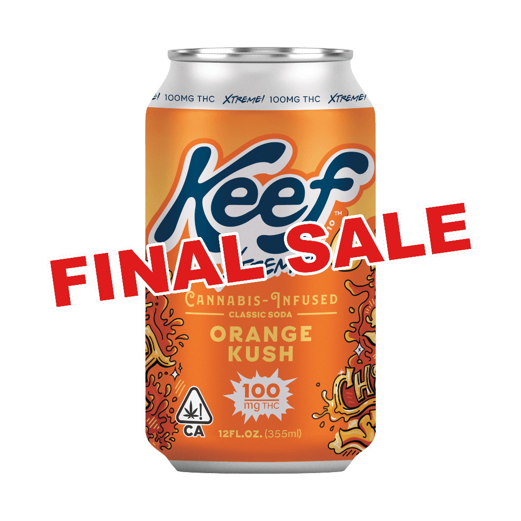 Keef 100mg Orange Kush Xtreme Classic Soda FINAL SALE DISCOUNT