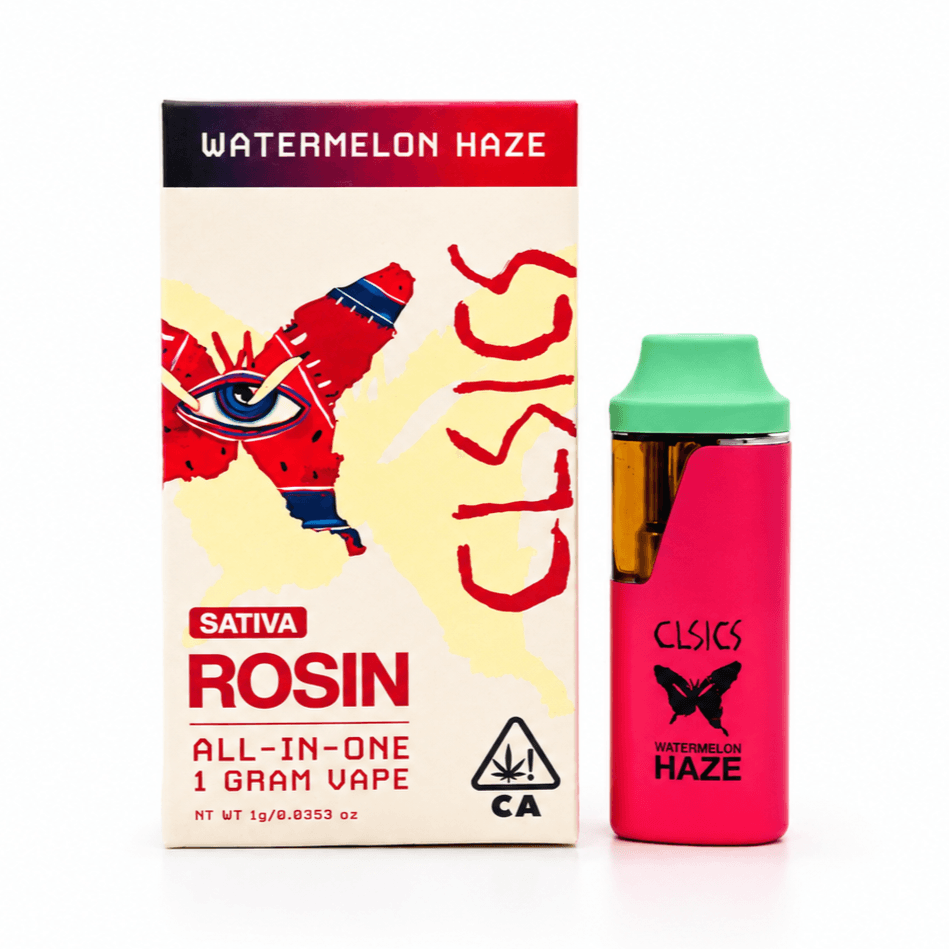 CLSICS Live Rosin All-In-One Cartridge 1g Sativa Watermelon Haze