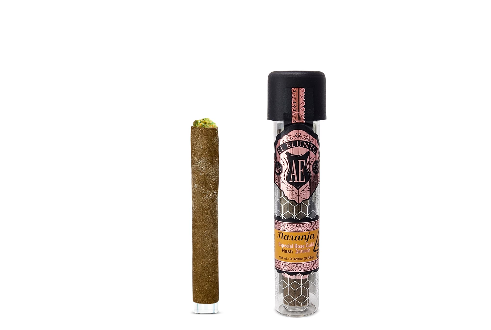 El Bluntito Especial Rose Gold Hash Single Bluntito .85g Sativa Naranja