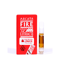 Arcata Fire 100% Live Resin Cartridge 1g Indica LA Pop Rocks x Purple Push Pop