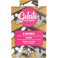 Gelato Live Resin Cartridge 1g Hybrid S'mores 10pk
