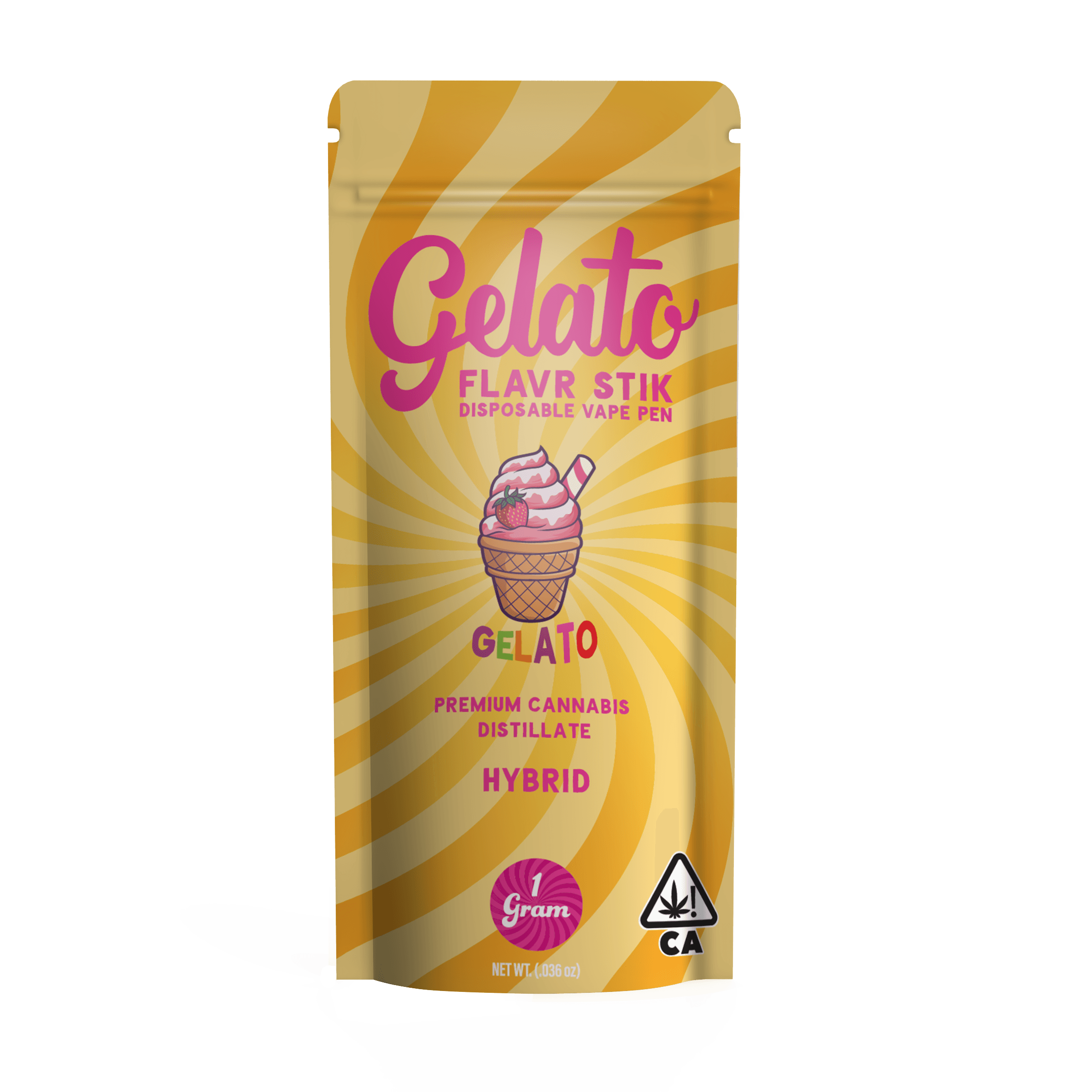 Gelato Flavors All-In-One 1g Hybrid Gelato 10pk