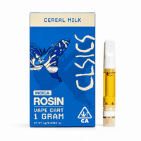 CLSICS Live Rosin Cartridge 1g Indica Cereal Milk