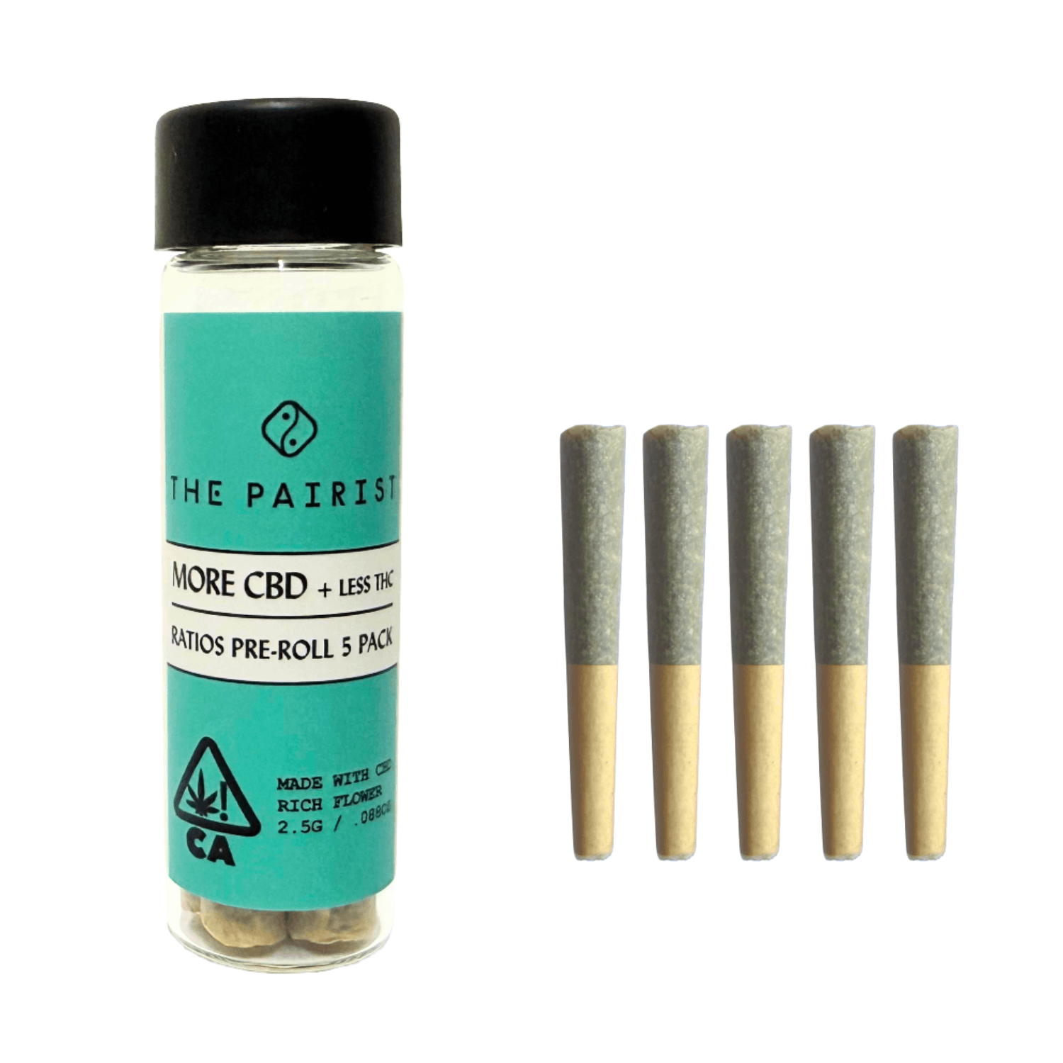 The Pairist Ratio Preroll 0.5g Pear Blossom CBD 5pk 2.5g