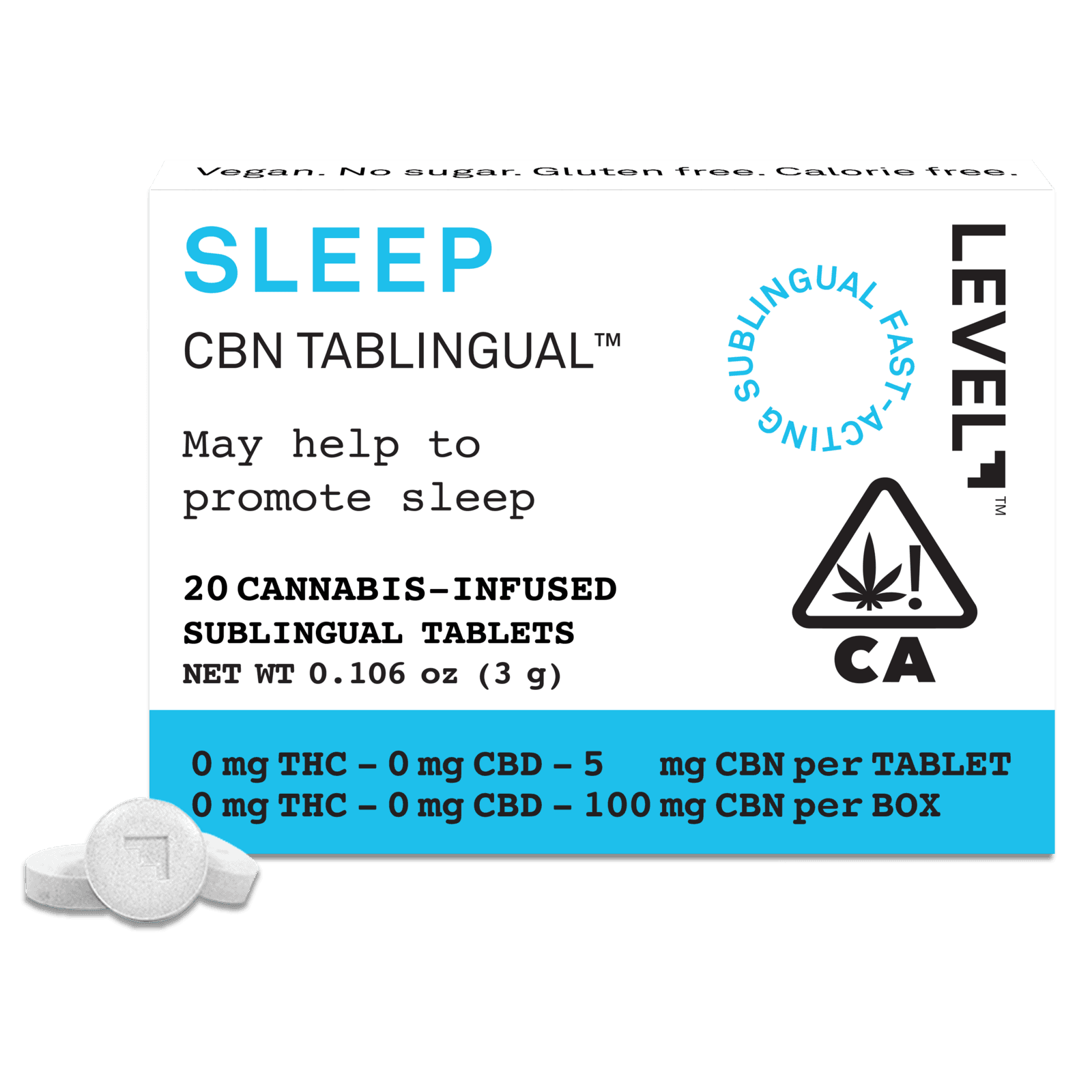 Level Tablingual Sleep CBN