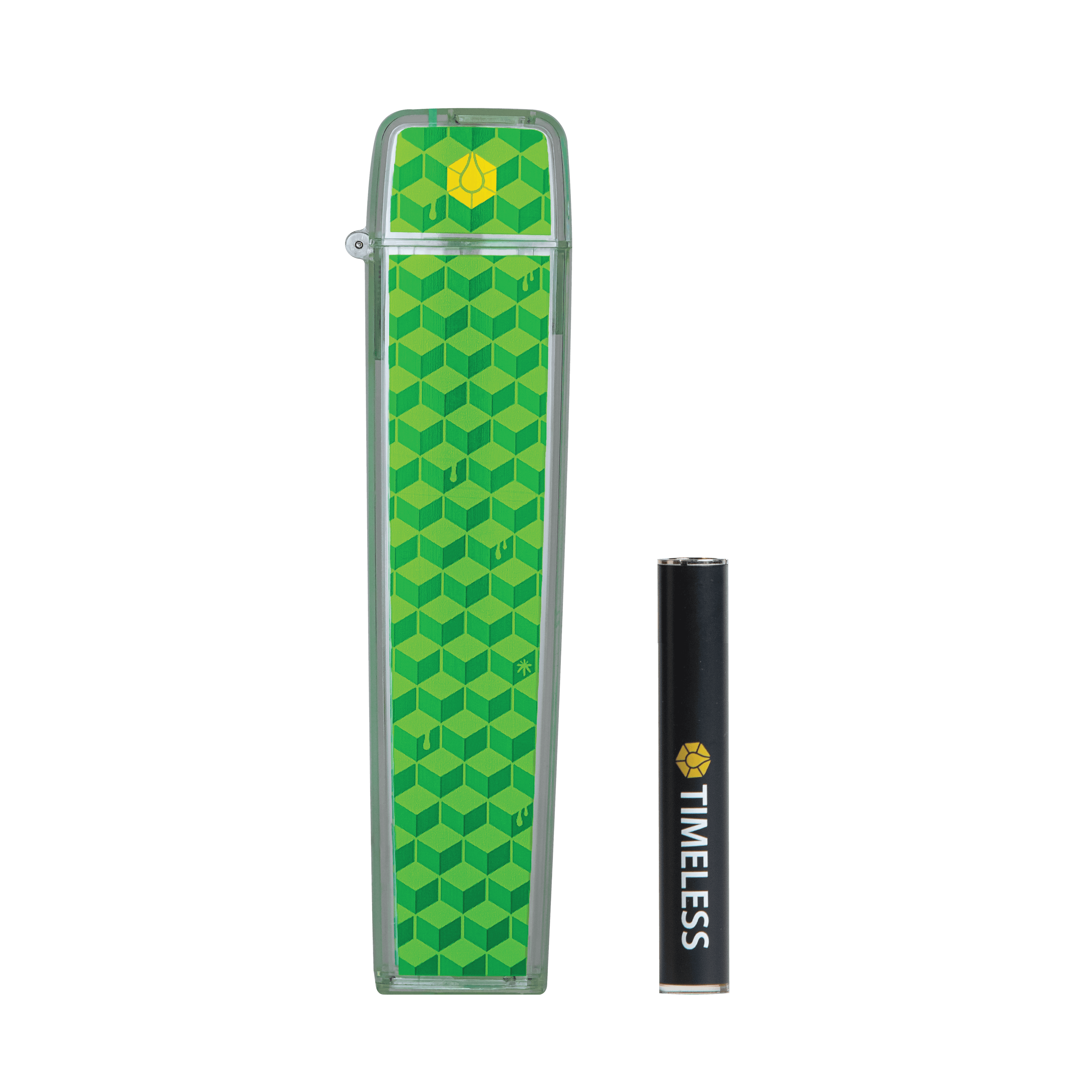 Timeless TV6 1g Battery and Flip Case Combo (Green/Black)