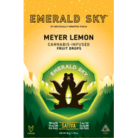 Emerald Sky Hard Fruit Drops 20ct 100mg Sativa Meyer Lemon