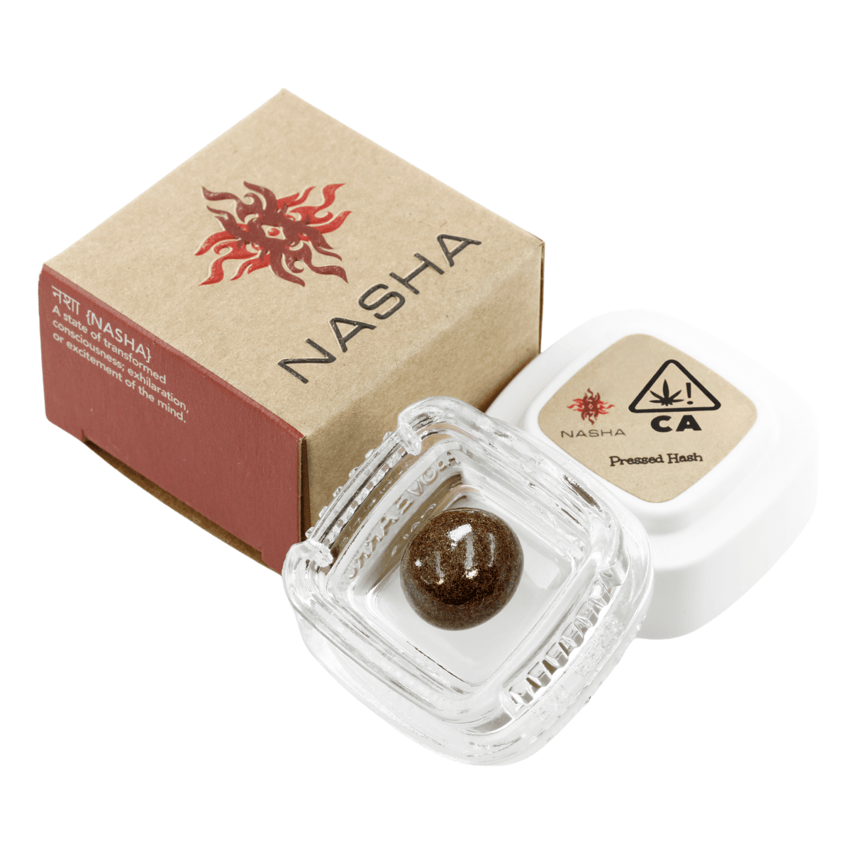Nasha Red Pressed 1.2g Sativa Hybrid Sour Oasis