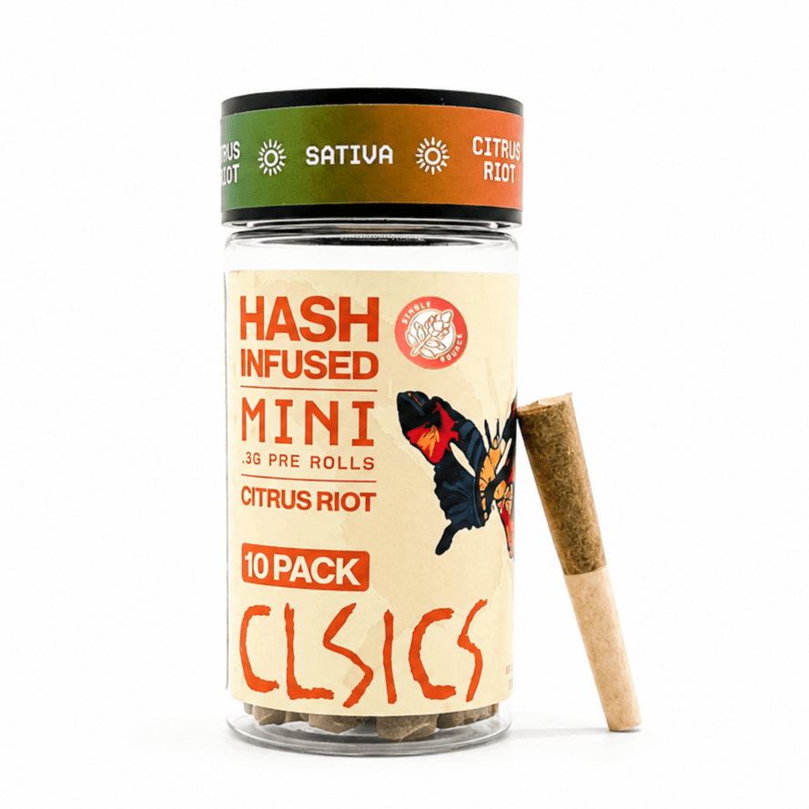 CLSICS Hash Preroll 10pk Sativa Citrus Riot