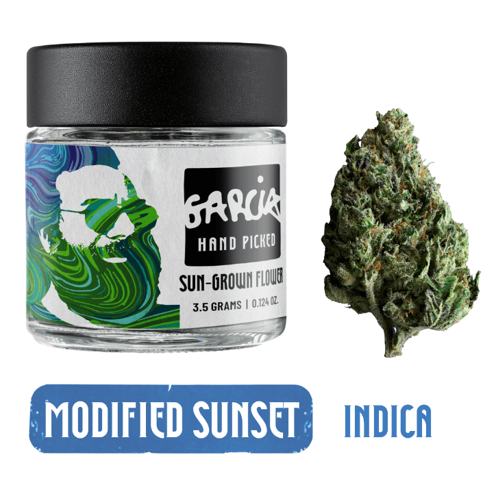 Garcia Hand Picked Flower 3.5g Indica Modified Sunset WVF