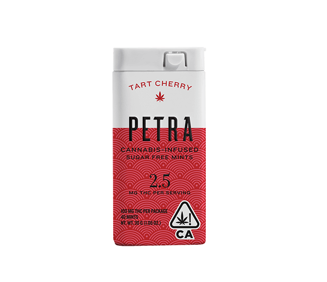 Petra Mints Tart Cherry 100mg (40ct) Sugar-Free