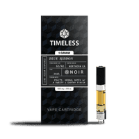 Timeless Cartridge Noir 1g Indica Hybrid Blue Ribbon