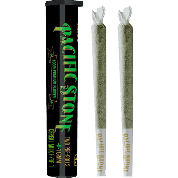 Pacific Stone Preroll 0.5g Hybrid Cereal Milk 2-Pack 1.0g