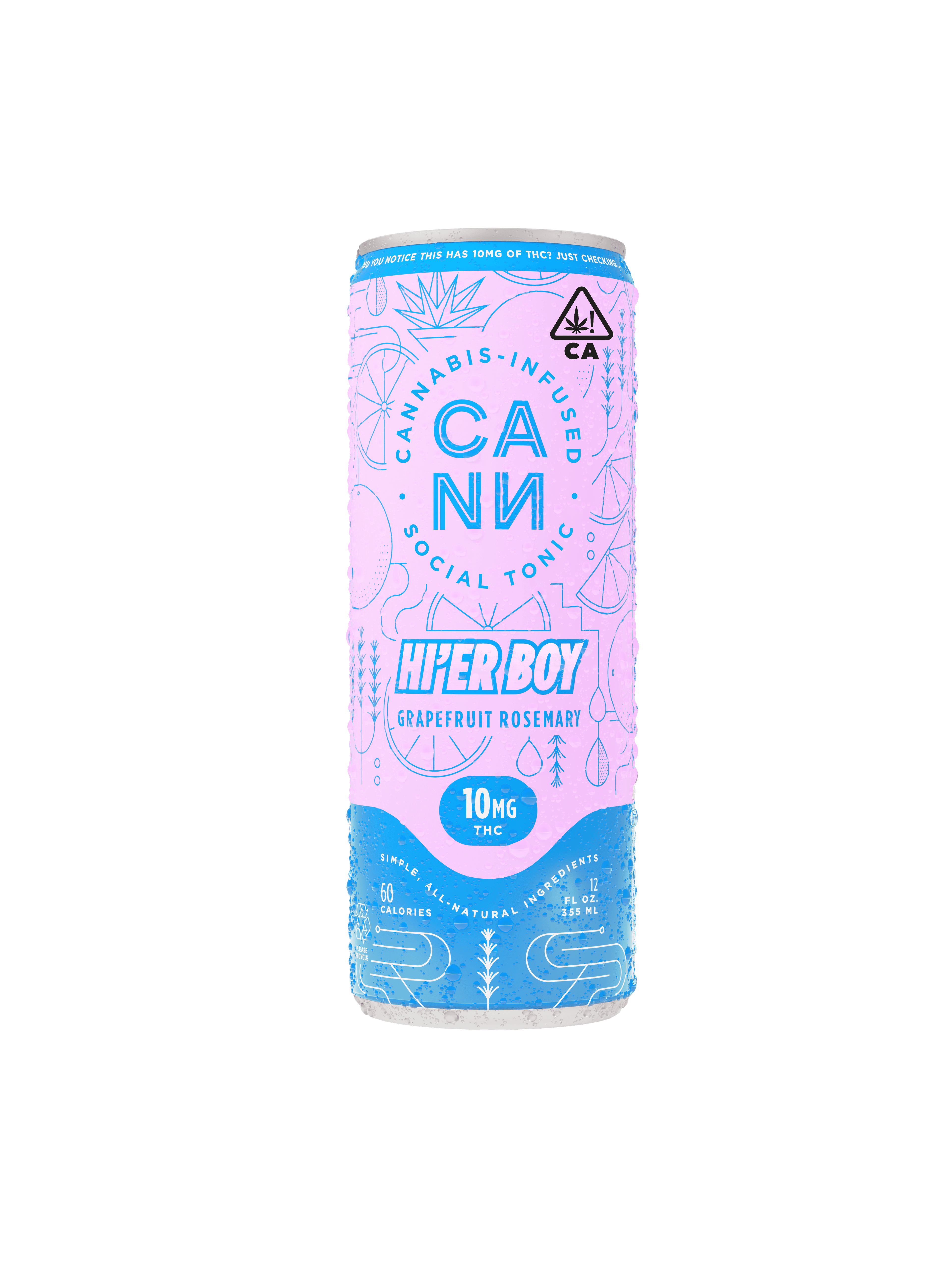 CANN Hi'er Boys Grapefruit Rosemary Single
